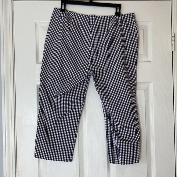 LRL Lauren Ralph Lauren black & white gingham pant - Picture 6 of 17